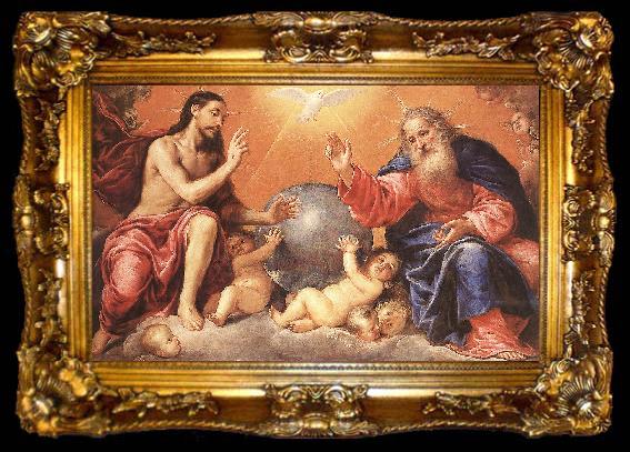 framed  PEREDA, Antonio de The Holy Trinity ga, ta009-2